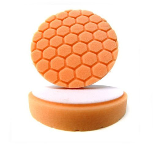 Chemical Guys BUFX_102_HEX6 Hex-Logic Medium-Heavy Cutting Pad, Orange (6.5 Inch) Chemical Guys BUFX_102_HEX6 Hex-Logic Medium-Heavy Cutting Pad, Orange (6.5 Inch)