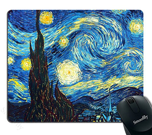 Smooffly The Starring Night Customized Rectangle Non-Slip Rubber Mousepad Gaming Mouse Pad mat