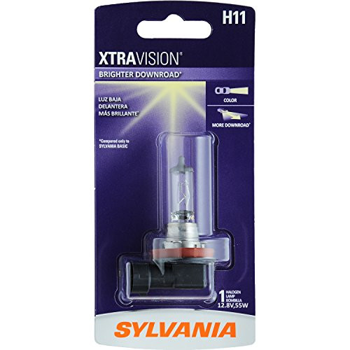 SYLVANIA H11 XtraVision Halogen Headlight Bulb, (Contains 1 Bulb)