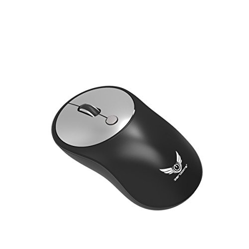 Ergonomic Wireless Mouse,Attoe 2.4G Wireless Mouse Portable Mobile Optical Mouse with USB Receiver,1600DPI,Support Office Game for Notebook, PC, Laptop, Computer, Macbook (Black)
