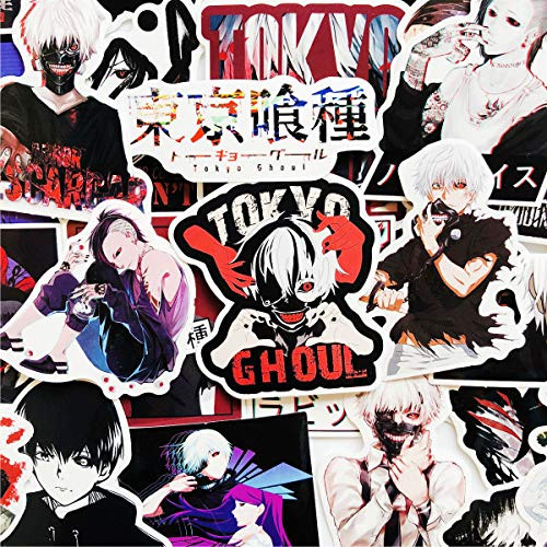 Tokyo Ghoul Anime Cartoon Laptop Stickers PVC 50pcs (Tokyo Ghoul B) Tokyo Ghoul Anime Cartoon Laptop Stickers PVC 50pcs (Tokyo Ghoul B)