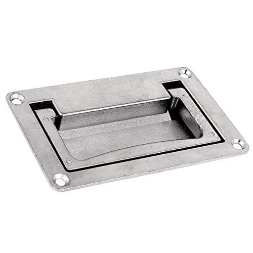 Door Drawer 11cm x 7cm Recessed Flush Sliding Carry Pull Handle