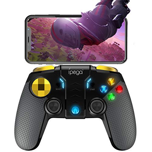 Mobile Gamepad for PUBG, Megadream Wireless Turbo Combo Key Maping Joystick Moblie Game Controller for iOS Android iPad Tablet PC, Cross Key Button & Colorful Backlight - Direct Play
