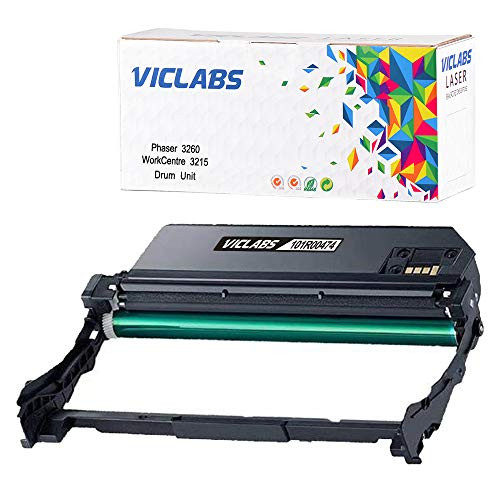 VicLabs Compatible 3215 101R00474 Drum Unit, Replacement for Xerox 101R00474 Drum Unit Works with Phaser 3260 Toner WorkCentre 3215 Toner Cartridge-High Yield 10,000 Pages,1-Pack