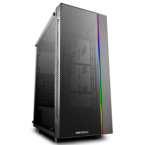 DEEPCOOL MATREXX 55 ADD-RGB Case, E-ATX Supported, Motherboard or Button Control of SYNC of Addressable RGB Devices of Any Brands, 4mm Full Sized Tempered Glass