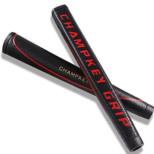 Champkey MTD Midsize Golf Putter Grip - Tacky Polyurethane Material,Moderate Feedback?More Comfortable?Black(Limited)?Midsize?