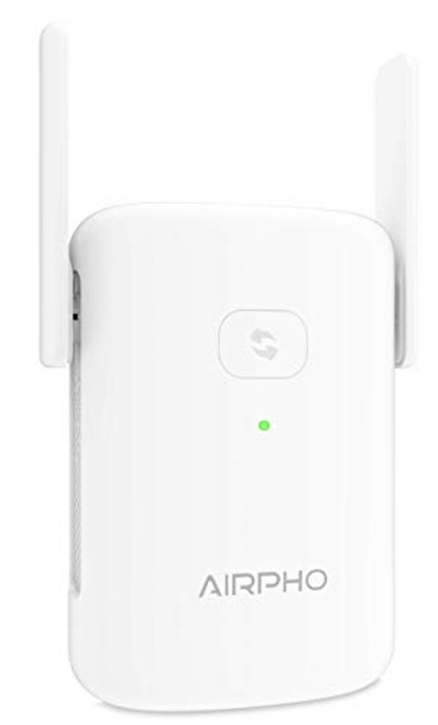 AirPho AR-E400 Wi-Fi Range Extender - Coverage up to 1200 sq.ft. and 20 Devices with AC1200 Dual Band Wireless Signal Booster & Repeater (up to 1200Mbps Speed), and Compact Wall Plug Design