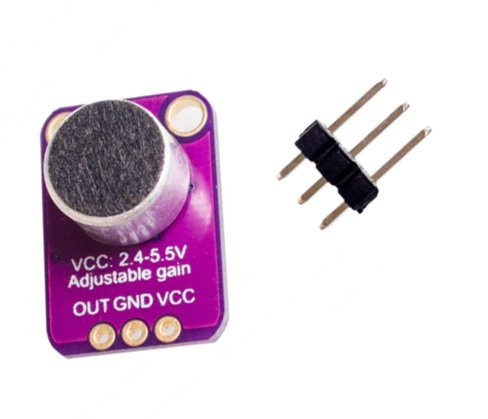 Tebuyus GY-MAX4466 Electret Microphone Amplifier MAX4466 Adjustable Amplifier Module