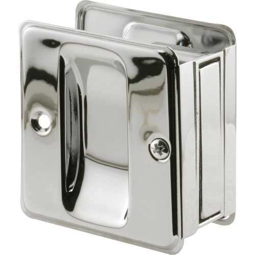Prime-Line Products N 7085 Pocket Door Passage Pull, Chrome Plated