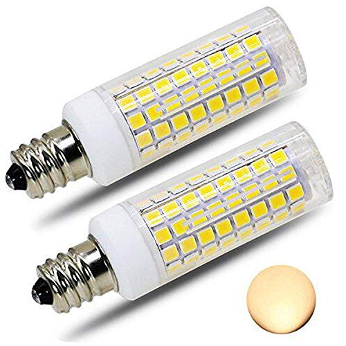 E11 led Light Bulb 100W Halogen Bulbs Equivalent 850lm, t4 jd e11 Mini Candelabra Base 110V 120V 130V Input 100W Halogen Replacement, Pack of 2 (Warm White 3000K)