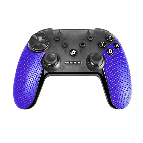 POWTREE Bluetooth Wireless Controller Replacement for Nintendo Switch Support Android iOS PS3 PC(Windows XP/7/8.1/10) Motion Controls Rumble Vibration Sense Fashion (Blue) 1 Pack