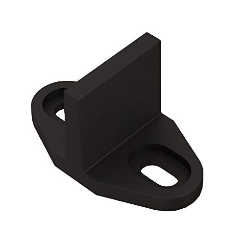 JUGREAT Barn Door Floor Guides Black Plastic T-Guide for Sliding Barn Door Hardware Replacement