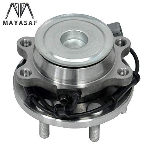 MAYASAF 515064 New Wheel Hub & Bearing Front Left and Right 6 Lug 2WD/RWD fit 2005-13 NISSAN FRONTIER XTERRA PATHFINDER 2009-12 SUZUKI EQUATOR