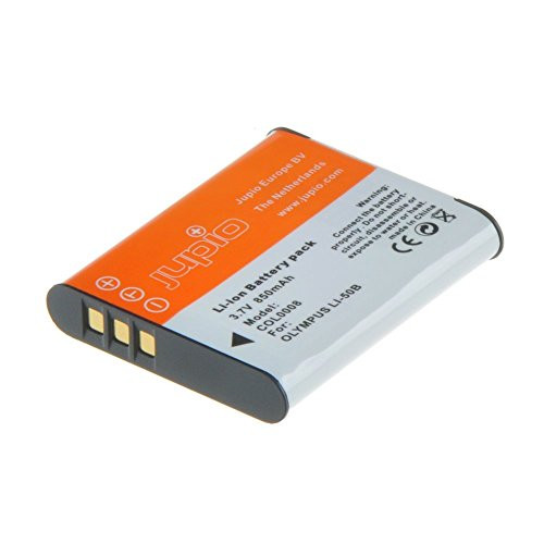 Jupio Digital Camera Replacement Battery for Olympus Li-50B / DLi92 / NP-150, Grey (COL0008)