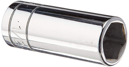 SK Hand Tool 40416 6 Point 1/2-Inch Drive Deep Socket, 3/8-Inch, Chrome