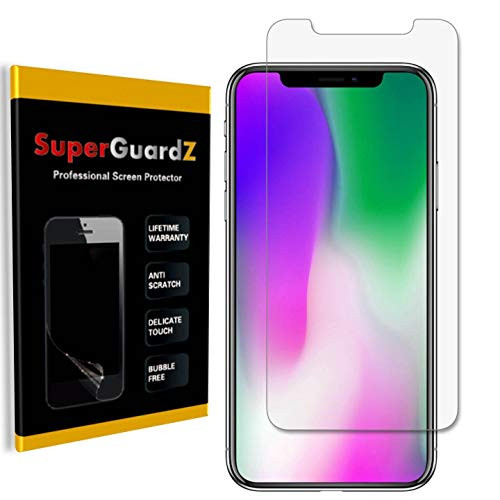[8-Pack] for iPhone XS/iPhone X (2017) Screen Protector, SuperGuardZ, Anti-Glare, Matte, Anti-Fingerprint, Anti-Scratch, Anti-Bubble [Lifetime Replacement]