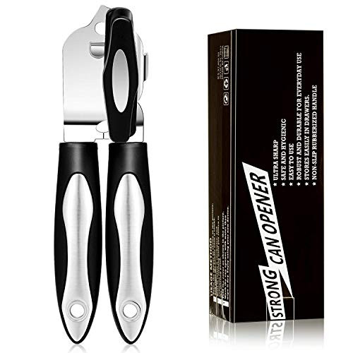 Can Opener Manual with Smooth Edge, Stainless Steel Tin Can Opener for Seniors with Arthritis Can Opener Manual with Smooth Edge, Stainless Steel Tin Can Opener for Seniors with Arthritis