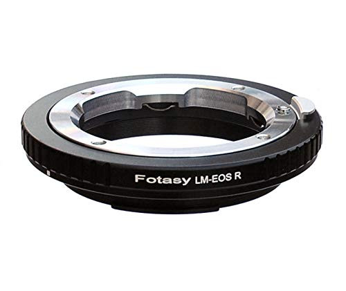 Fotasy Pro Leica M Lens to Canon EOS R Adapter, Adapter for EOS R EOS RP Leica M Lens, Compatible with Leica M Lens & Canon EOS R Full Frame Mirrorless Camera EOS R EOS RP