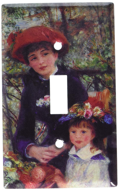 Art Plates - Renoir: Two Sisters Switch Plate - Single Toggle