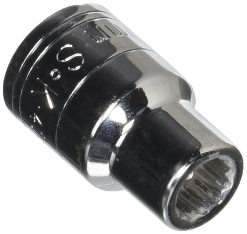 SK Hand Tool 40310 12 Point 10mm Standard Drive Socket, 1/2-Inch, Chrome