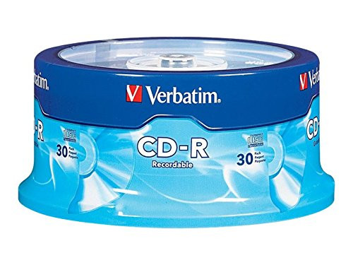 Verbatim CD-R 700MB 80 Minute 52x Recordable Disc - 30 Pack Spindle