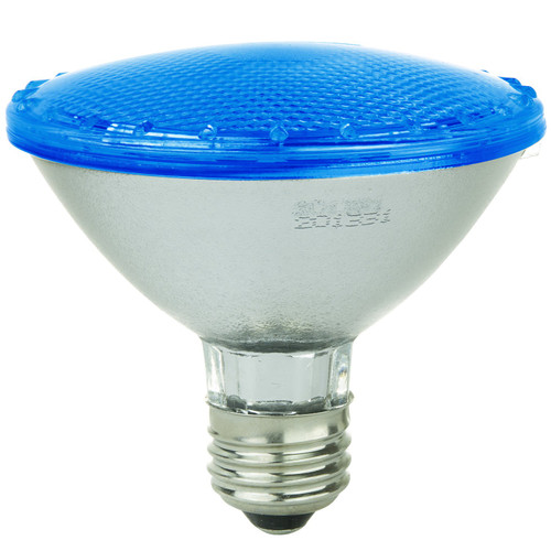 Sunlite 80021-SU PAR30/92LED/5W/B LED 120-volt 5-watt Medium Based PAR30 Lamp, Blue