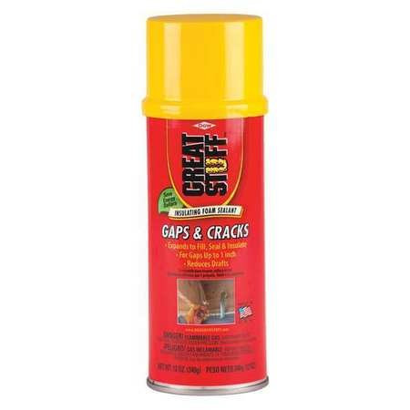 Great Stuff Foam Sealant, Cream, 12 oz, Gaps/Cracks (157901)