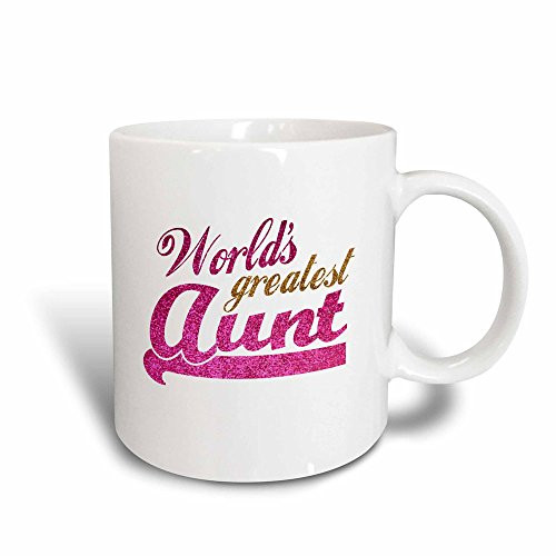 3dRose 151285_3 Worlds Greatest Aunt Mug 11-Ounce