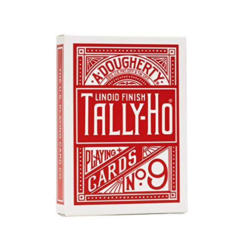 Tally Ho Fan Back Playing Cards Red or Blue