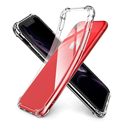 UGREEN Phone Case Compatible for iPhone XR 6.1 Inch Case Premium Clear Soft TPU Gel Slim Fit Transparent Flexible Smartphone Cover Compatible for iPhone XR 2018 Clear White