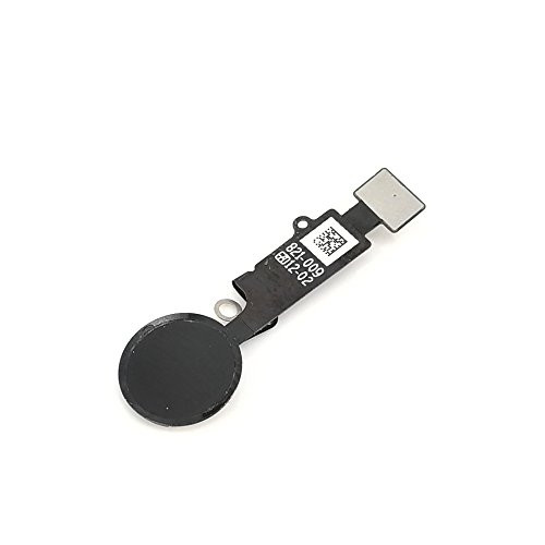 ATEANO Home Button Key Assembly Flex Cable Replacement Part for Iphone 7 and 7 Plus (Black)