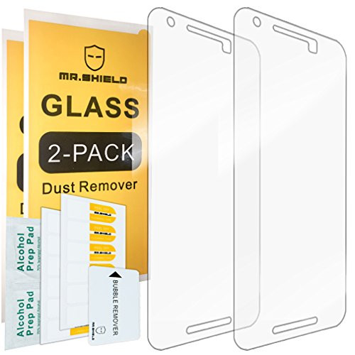 [2-Pack]-Mr.Shield for Huawei (Google) Nexus 6P 2015 Newest [Tempered Glass] Screen Protector with Lifetime Replacement