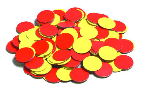 Learning Advantage 7210 Magnetic Counters, Grade: Kindergarten, Two Color (Pack of 200)
