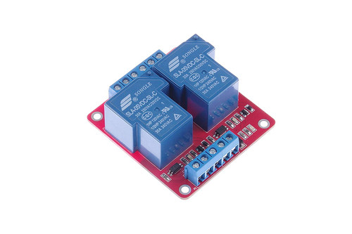 KNACRO DC 5V SLA-5VDC-SL-C DC 5V / AC 250V 30A dual relay module 30A two-way 2-way relay module optocoupler isolation
