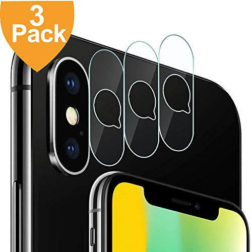UTLK for iPhone Xs Max Camera Screen Protector [3 Pack] Ultra Thin Transparent Clear Camera Lens Tempered Glass Camera Lens Protector for Apple iPhone Xs Max 6.5 inch