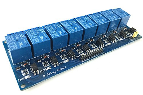 LANDZO 8 Channel 5V DC Relay Module Expansion Board for Arduino Raspberry Pi DSP AVR PIC ARM
