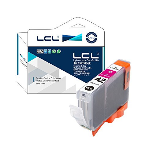 LCL Compatible Ink Cartridge Replacement for Canon CLI42 CLI-42 CLI-42M Pro-100 Pro-100S (1-Pack Magenta)