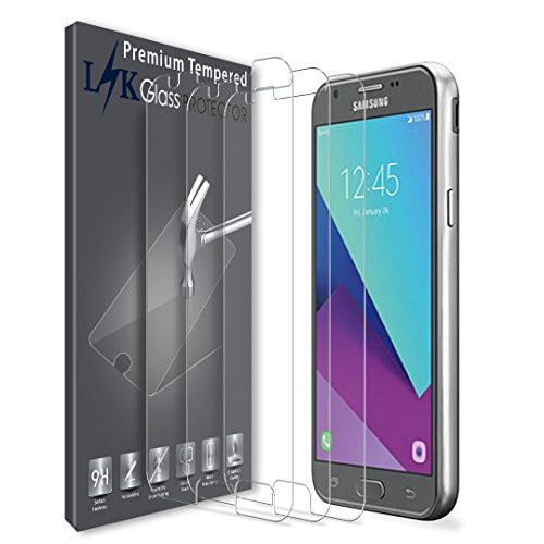 LK [3 Pack] Screen Protector for Samsung Galaxy J3 Emerge / J3 Prime / J3 2017 / J3 Mission / J3 Eclipse / J3 Luna Pro/Sol 2 / Amp Prime 2 / Express Prime 2, Tempered Glass