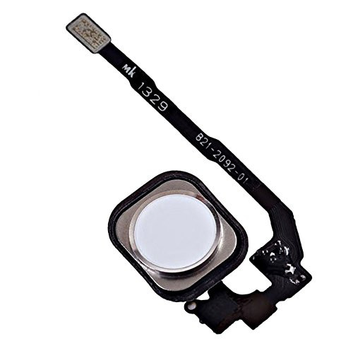 Johncase New OEM Home Button Flex Ribbon Cable Assembly w/Rubber Gasket Replacement Part Compatible iPhone 5s / SE (White)