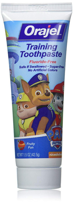 Orajel Toddler Training Toothpaste Tooty Fruity Flavor 1.50 Oz (Pack of 3)