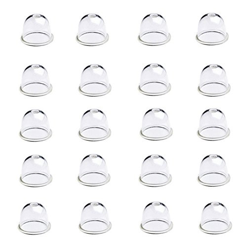 QAZAKY 20pc Primer Bulb for Chainsaw Trimmer Blower Walbro 188-14 Homelite Echo 12318140630 12318109560 Stihl Ryobi Poulan Zama Shindaiwa 7002981480 2003681670 McCulloch Tanaka 44725108200 Carburetor