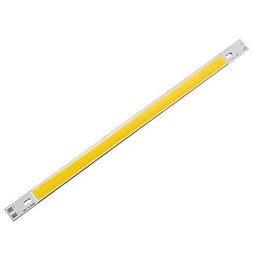 uxcell 1000mA 12W COB LED Strip Light Lamp Chip Warm White High Power 160mmx8mm Luminous Surface