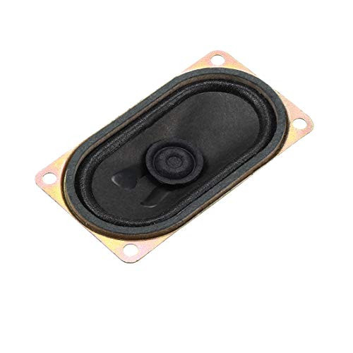 uxcell 8 Ohms 3 Watts Metal Shell Round Internal Magnet Speaker Loudspeaker