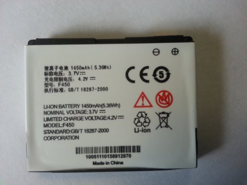 Bastex ZTE Aspect Cell Phone Battery (Li-Ion 3.7V 1450mAh) Replacement For ZTE Adamant F450 Cellphone Battery
