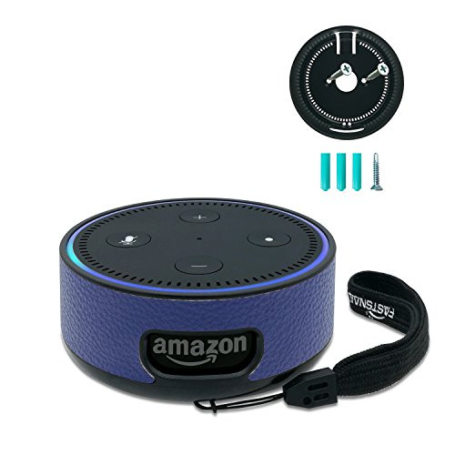 Wall Mount for Echo Dot Alexa, FastSnail Speaker Stand for 2nd Generation Echo Dot, Case for Echo Dot Gen 2 (Fits Echo Dot 2nd Generation Only) Dark Blue Wall Mount for Echo Dot Alexa, FastSnail Speaker Stand for 2nd Generation Echo Dot, Case for Echo Dot Gen 2 (Fits Echo Dot 2nd Generation Only) Dark Blue