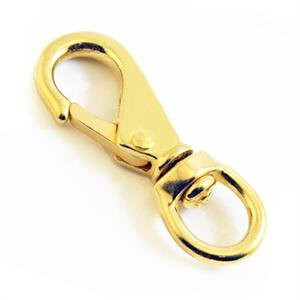 Brass 3 1/4" Swivel Snap Hook