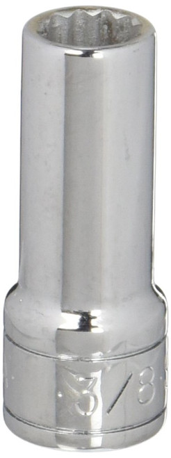 SK Hand Tool 42412 12 3/8-Inch Drive Deep Point Socket, Chrome