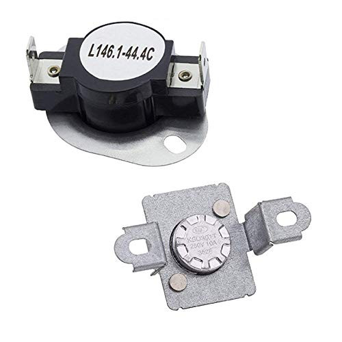279973 Dryer Thermostat & Thermal Cut Off Fuse Kit Replacement for Whirlpool Kenmore Maytag Dryer 3391913 8318314 AP3094323