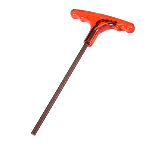 uxcell 6mm Metric S2 Alloy Steel T Shape Handle Hex Key Wrench Spanner Tool