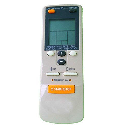 GOLDENRIVER E0-Class Material AR-JW2 Replacement Remote Control Compatible with Fujitsu Ar-jw1 Ar-jw11 Ar-jw13 Ar-jw17 Ar-jw19 Ar-jw2